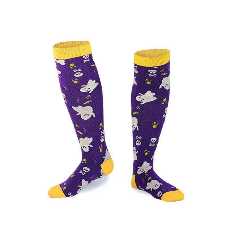 Halloween Funny Outdoor Sports Compression Stretch Socks - Nioor