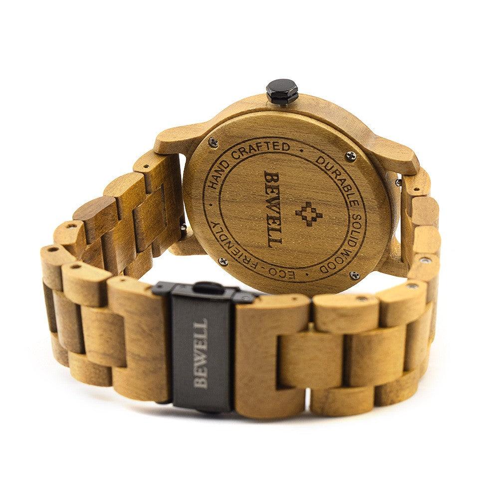 Fashion Sports Quartz Wooden Watch - Nioor