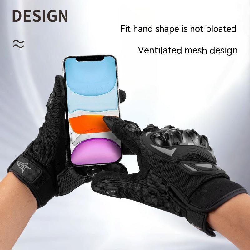 Men's And Women's Fashionable Outdoor Touch Screen Sunscreen Gloves - Nioor