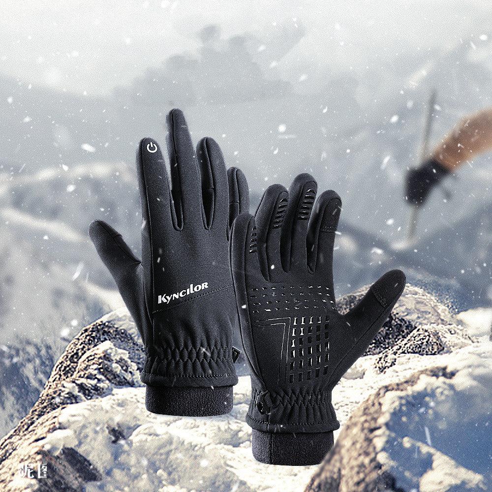 Anti Splash Thickened Ski Touch Screen Gloves - Nioor