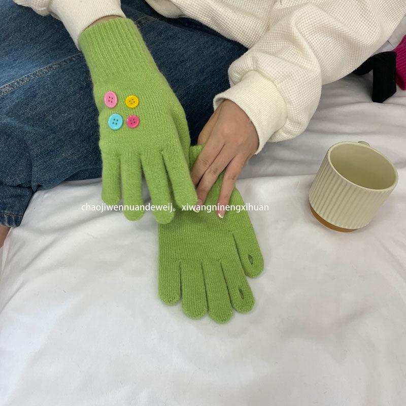 South Korea Facial Expression Bag Gloves For Women - Nioor