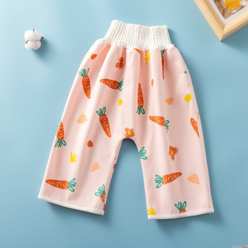 Waterproof Skirt Children's Absorbent Leak-proof High Waist