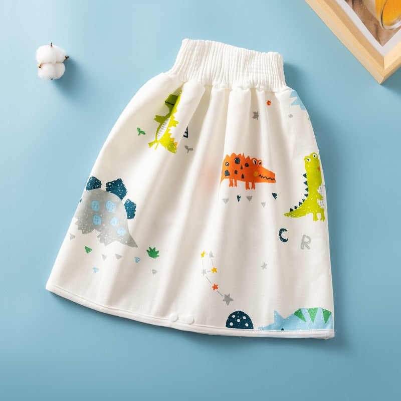 Waterproof Skirt Children's Absorbent Leak-proof High Waist