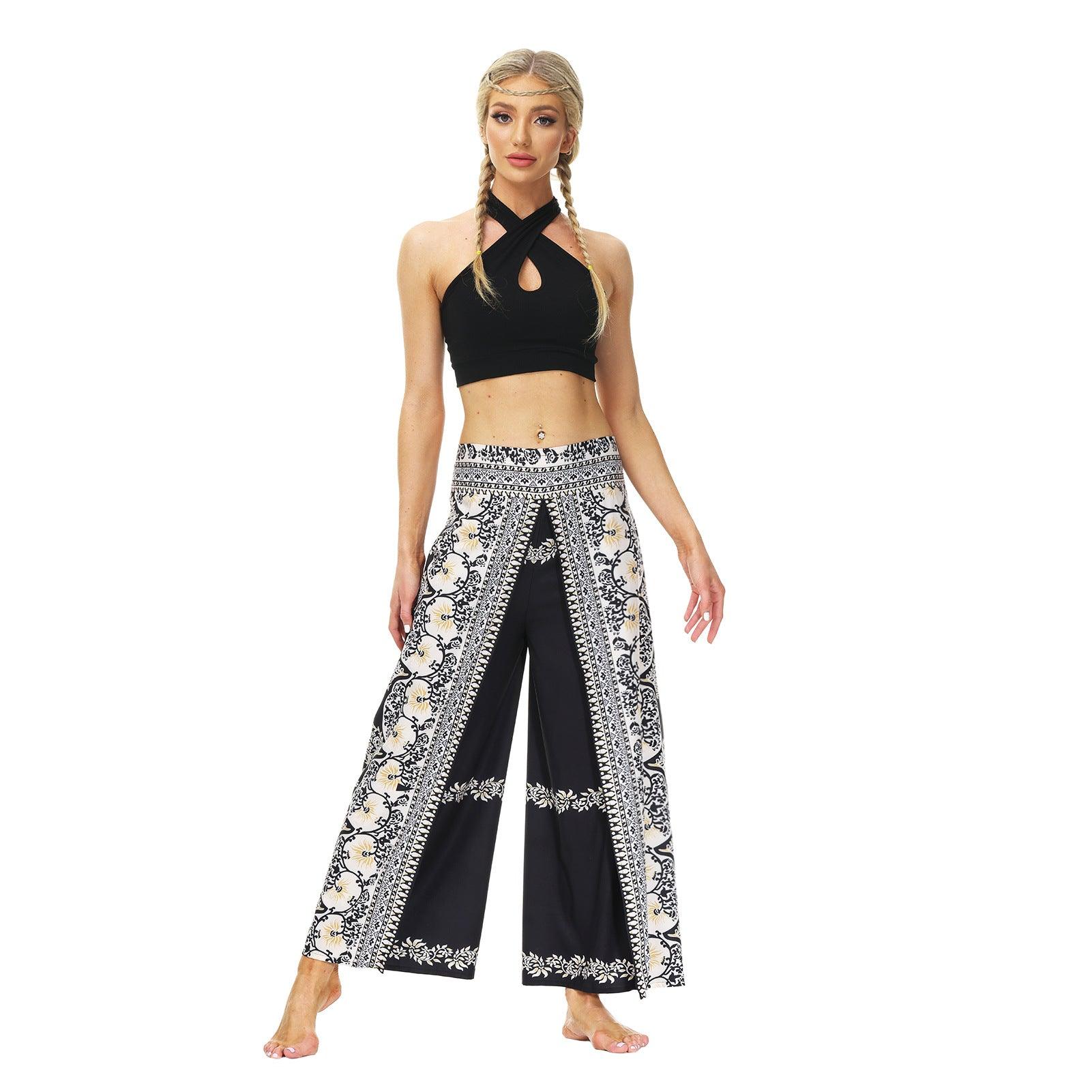 Yoga Pants Women's High Waist Wide Leg Pants - Nioor