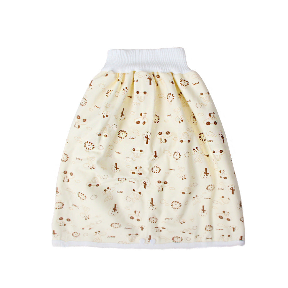 Waterproof Skirt Children's Absorbent Leak-proof High Waist