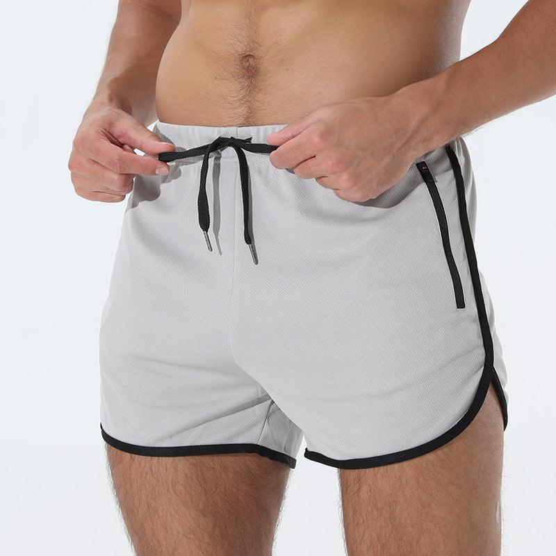Men's Fashion Quick-drying Workout Zipper Pocket Shorts - Nioor