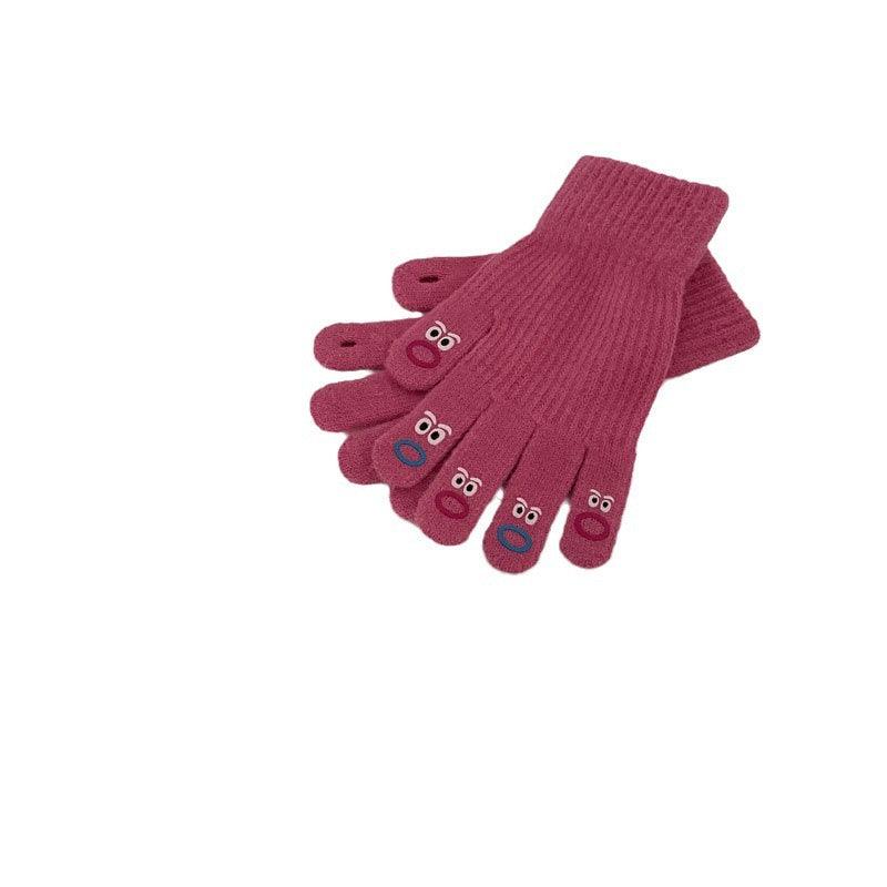 South Korea Facial Expression Bag Gloves For Women - Nioor