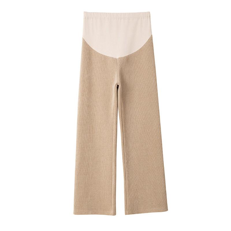 Women's Fleece-lined Thickening Wide Leg Pants Straight - Nioor