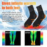 Crystal Silk Fever Socks Winter Outdoors Cycling - Nioor