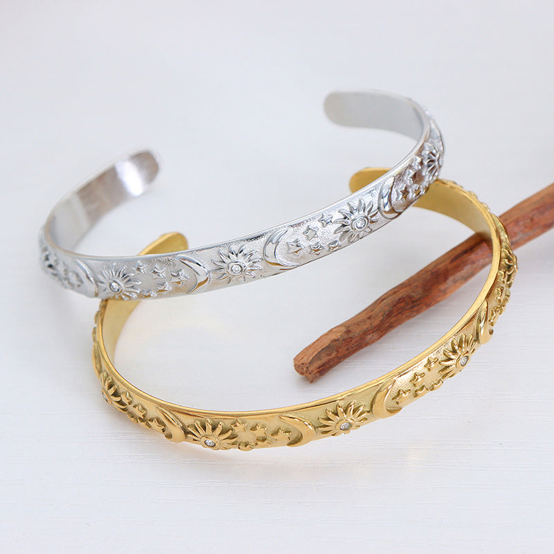 Inlaid Zircon Bracelet All-matching Women