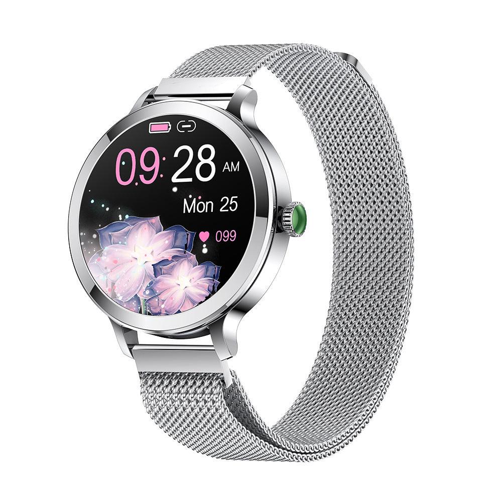 Women's AMOLED Smart Bluetooth Calling Blood Pressure Heart Rate Watch - Nioor