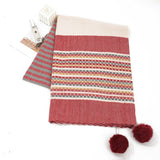 Cashmere Plaid Striped Jacquard Thickened Scarf - Nioor