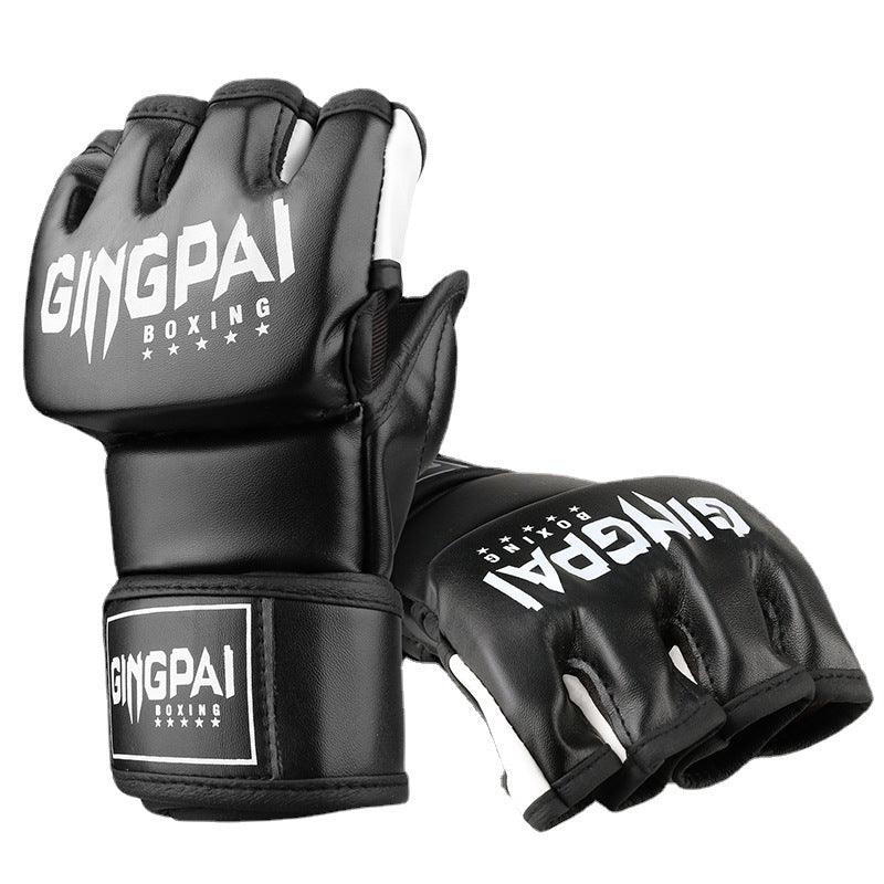 Adult Male And Female Half Finger Boxing Gloves Boxing Glove - Nioor