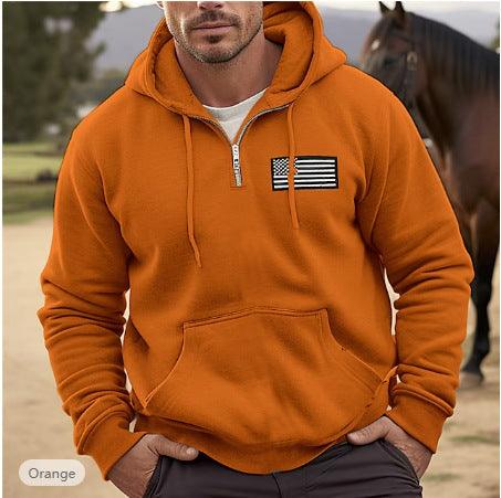 Sweater Men's Autumn New Casual Fashion Fashion Brand Hooded Trend - Nioor