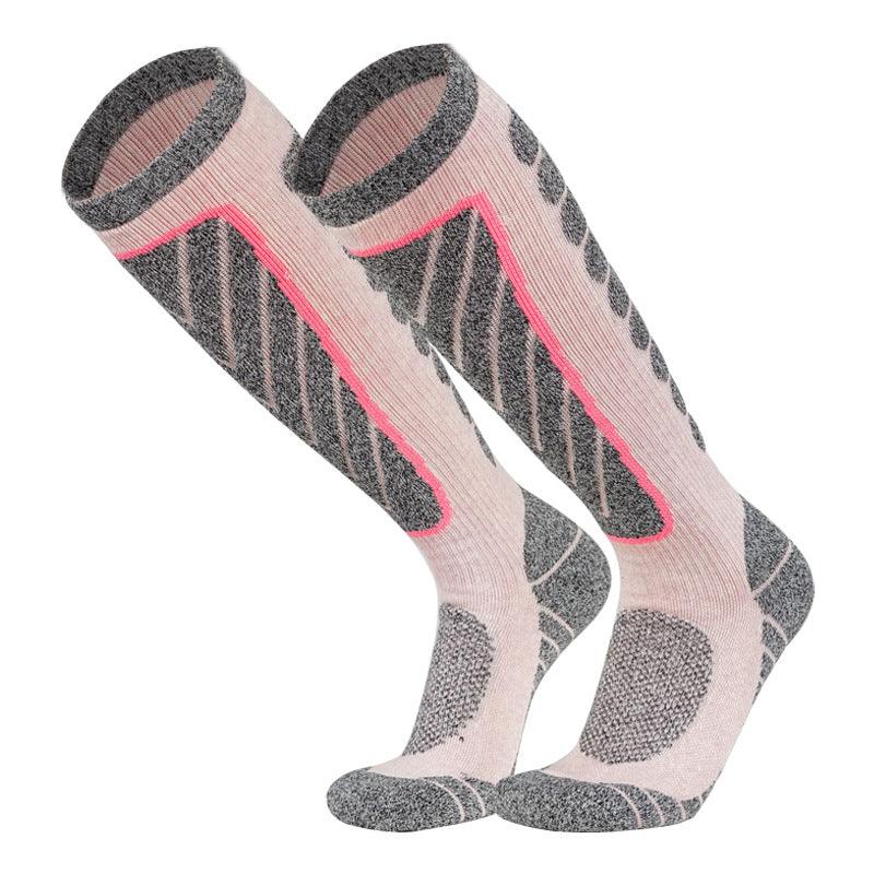 Men's And Women's Fashionable Warm Long Ski Socks - Nioor