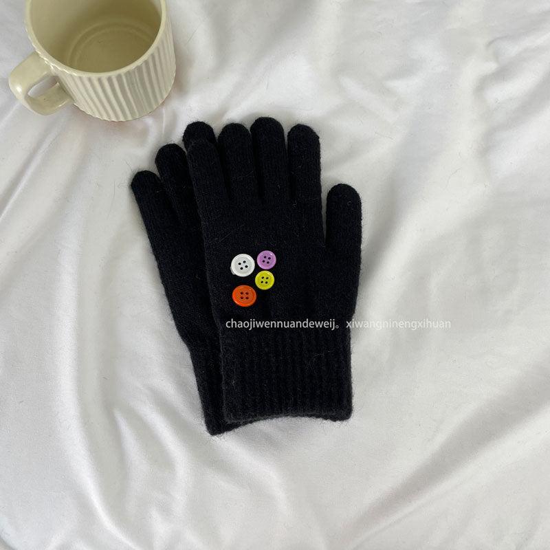 South Korea Facial Expression Bag Gloves For Women - Nioor