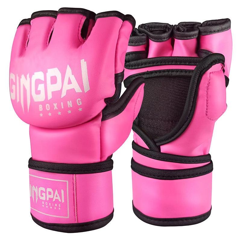 Adult Male And Female Half Finger Boxing Gloves Boxing Glove - Nioor