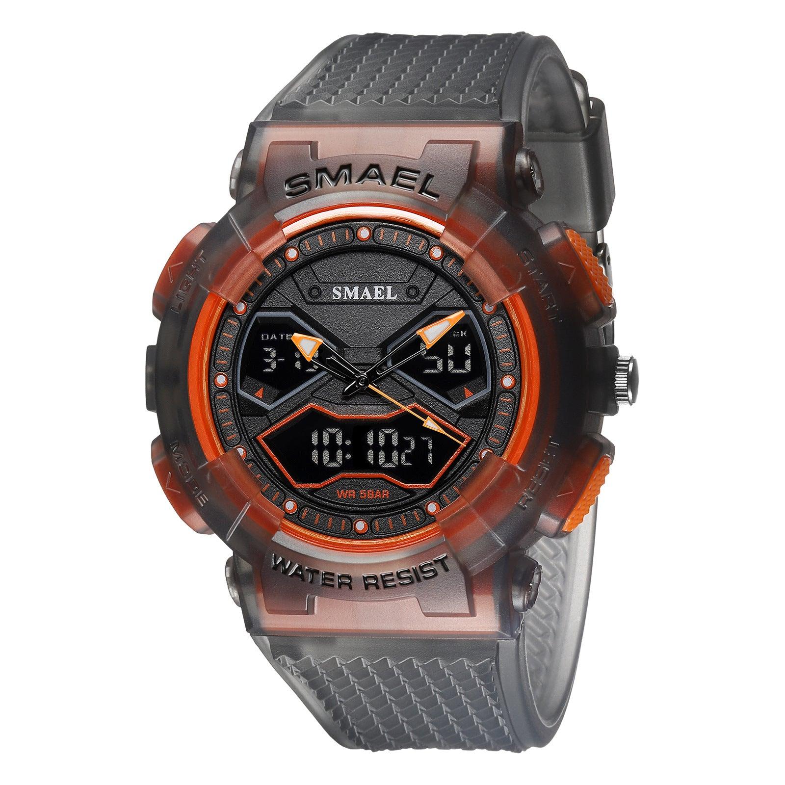 Double Display Digital Electronic Watch Men - Nioor