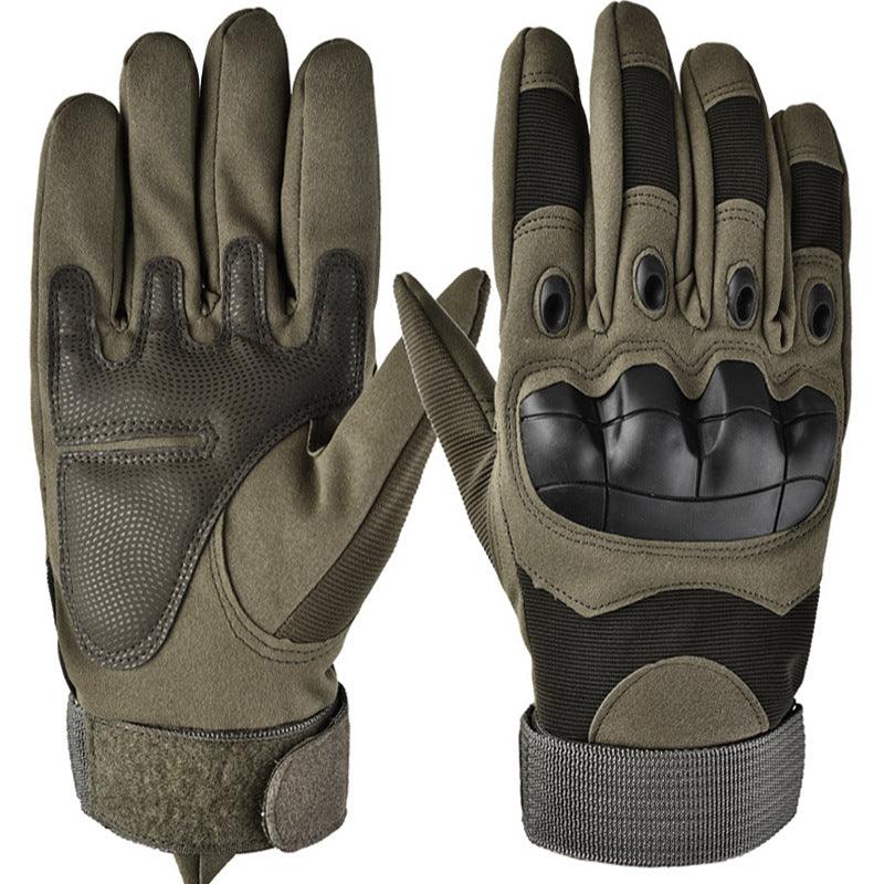 Combat Fighting Plus Velvet Long Finger Gloves Men's Outdoor - Nioor