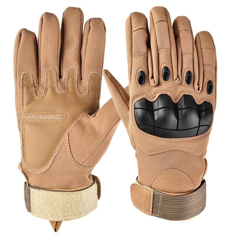 Combat Fighting Plus Velvet Long Finger Gloves Men's Outdoor - Nioor