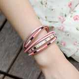 Bead Women's Leather Multi-layer Handmade Braided Bracelets