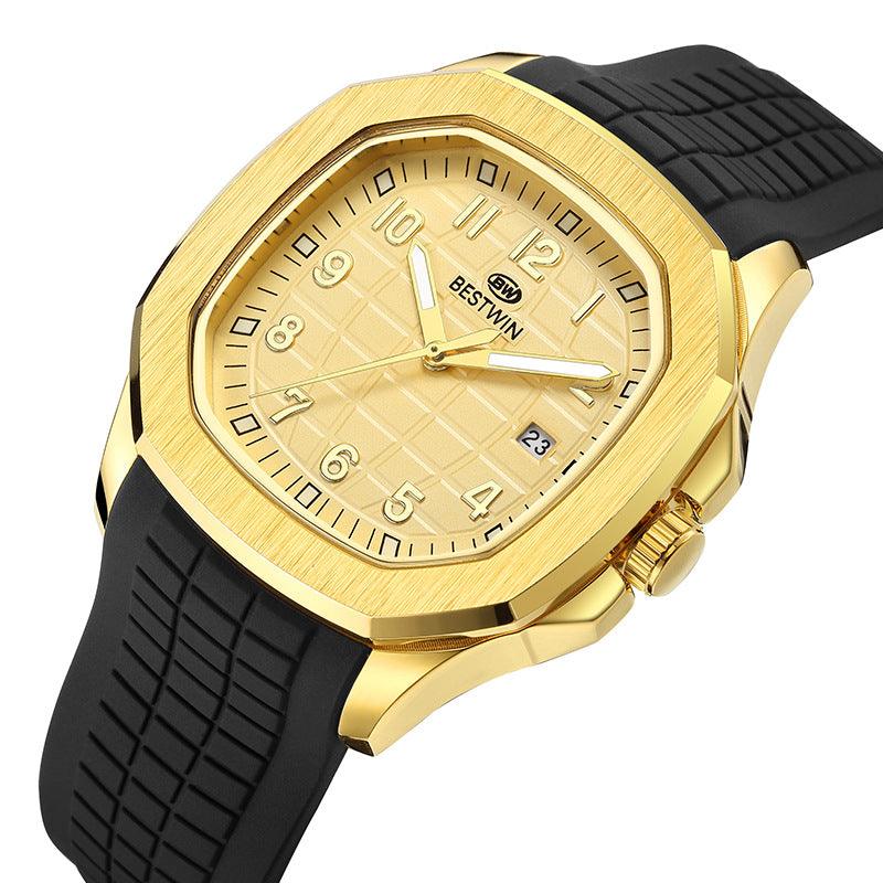 Fashion Sports Silicone Strap Alloy Watch - Nioor