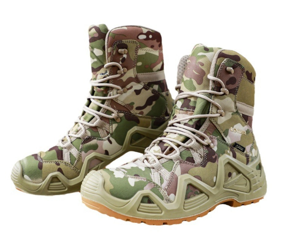 Mid-top High-top Military Fans Outdoor Training Hiking Shoes Military Fans Combat Boots