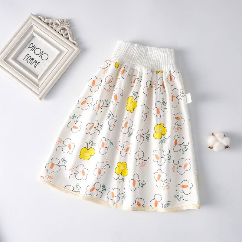 Waterproof Skirt Children's Absorbent Leak-proof High Waist