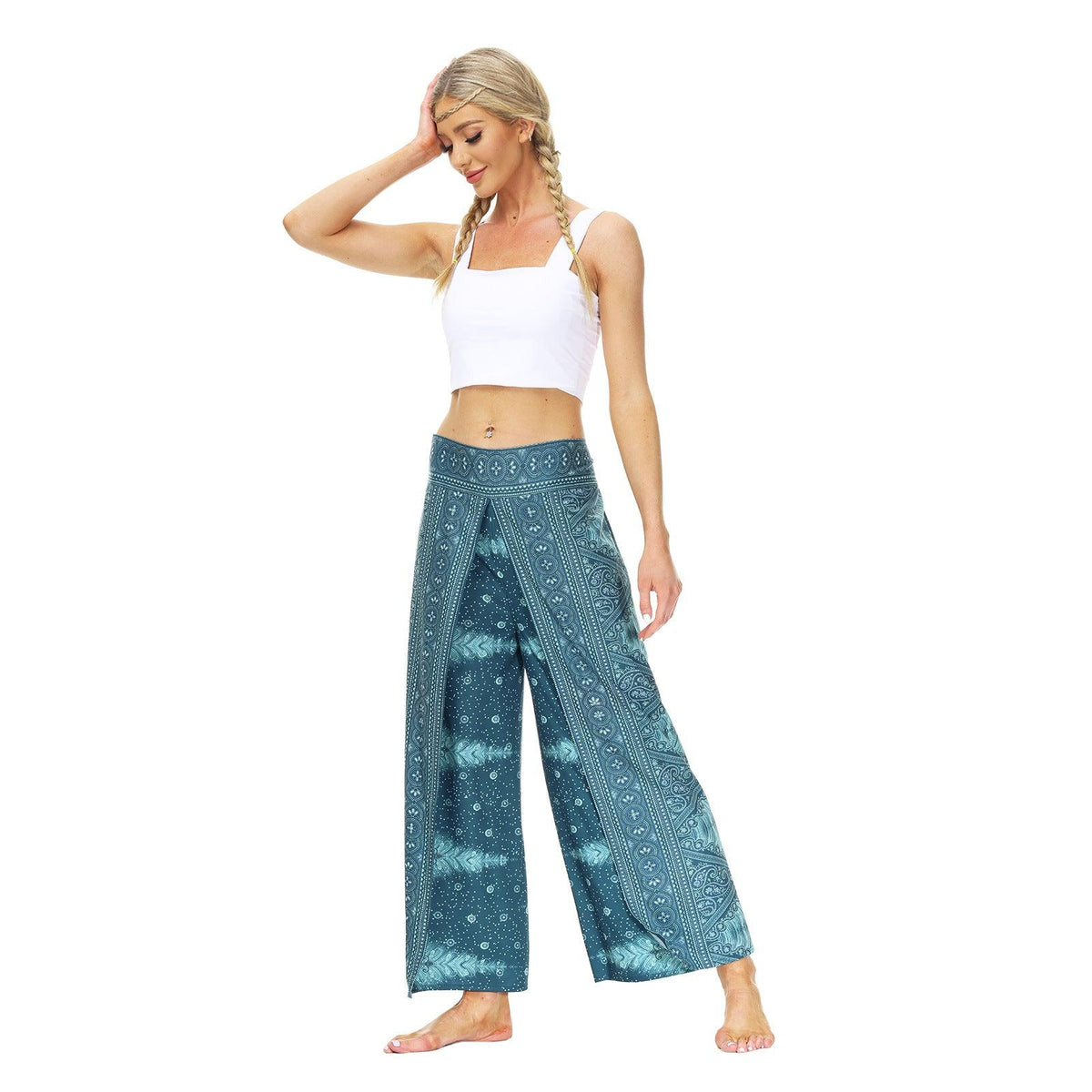 Yoga Pants Women's High Waist Wide Leg Pants - Nioor