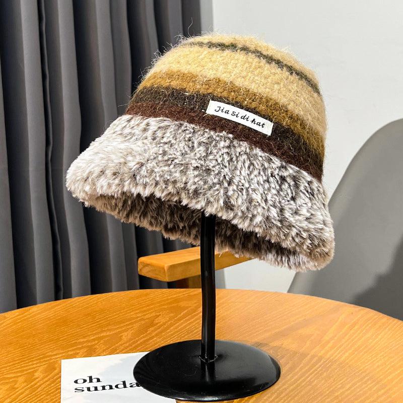 Knitted Wool Female Fisherman Hat - Nioor