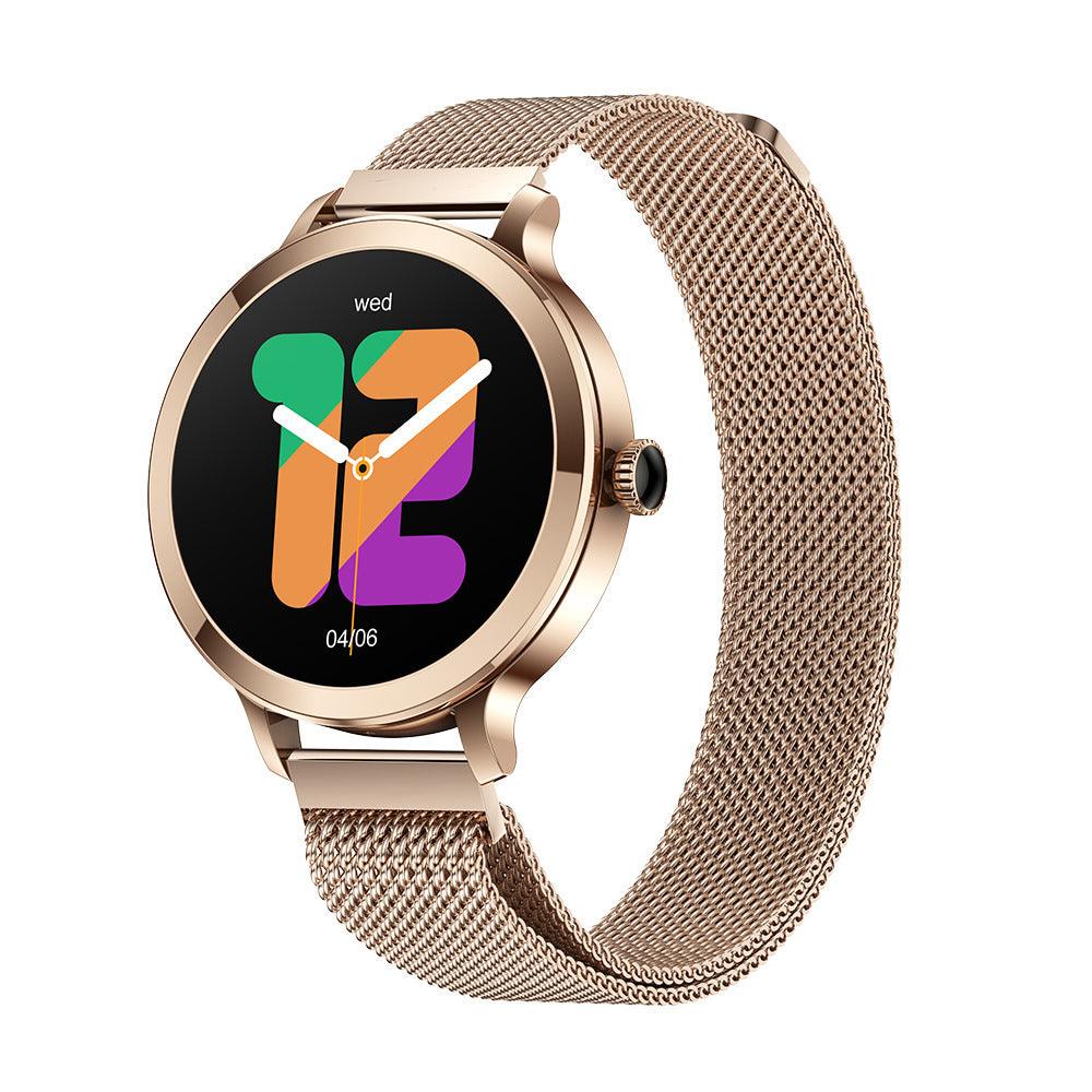 Women's AMOLED Smart Bluetooth Calling Blood Pressure Heart Rate Watch - Nioor