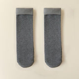 Fleece-lined Warm Elderly Winter Men Room Socks - Nioor