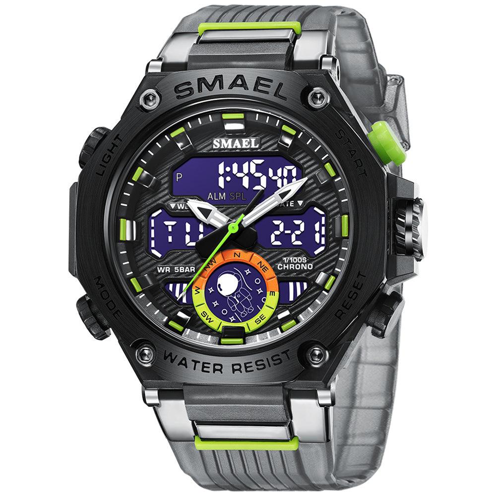 Casual Sports Versatile Double Display Electronic Watch - Nioor