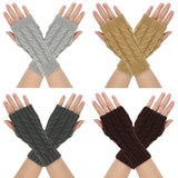 Warm Wool Gloves Winter Men's Open Finger - Nioor