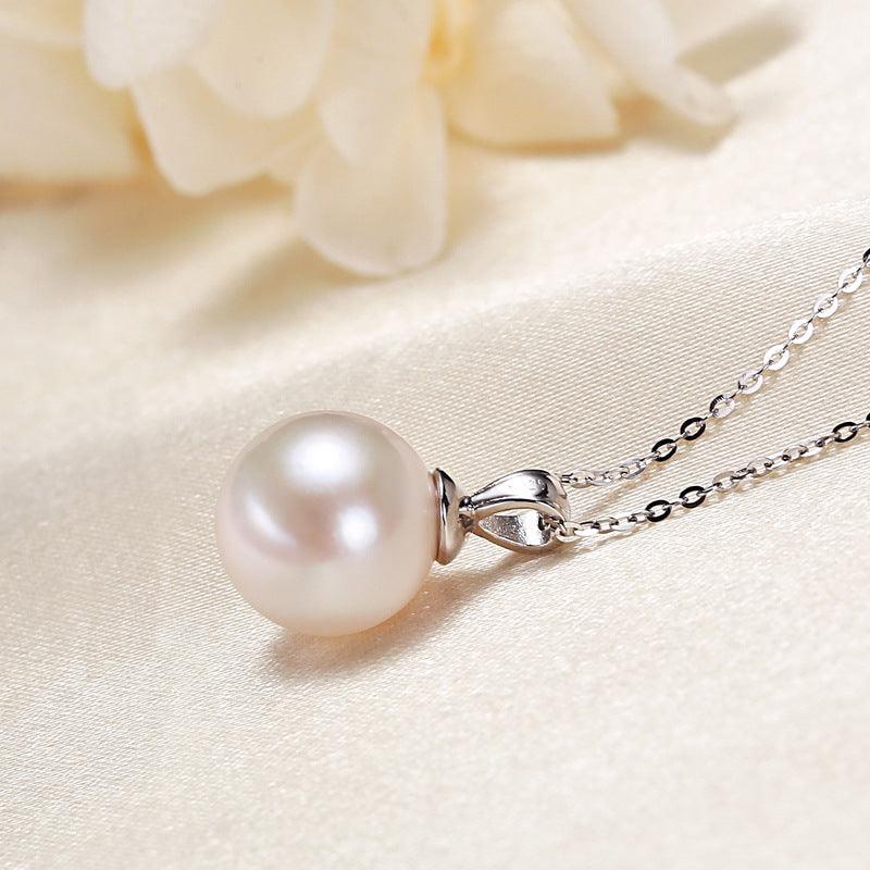 S925 Silver Freshwater Pearl Necklace - Nioor