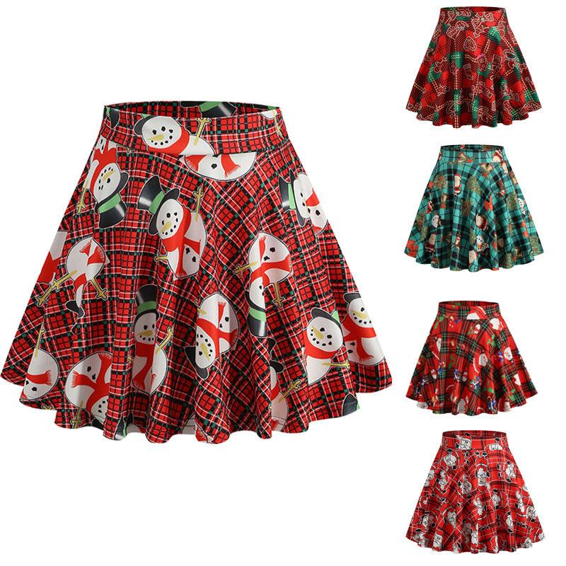 Christmas Women's Dress Plaid - Nioor