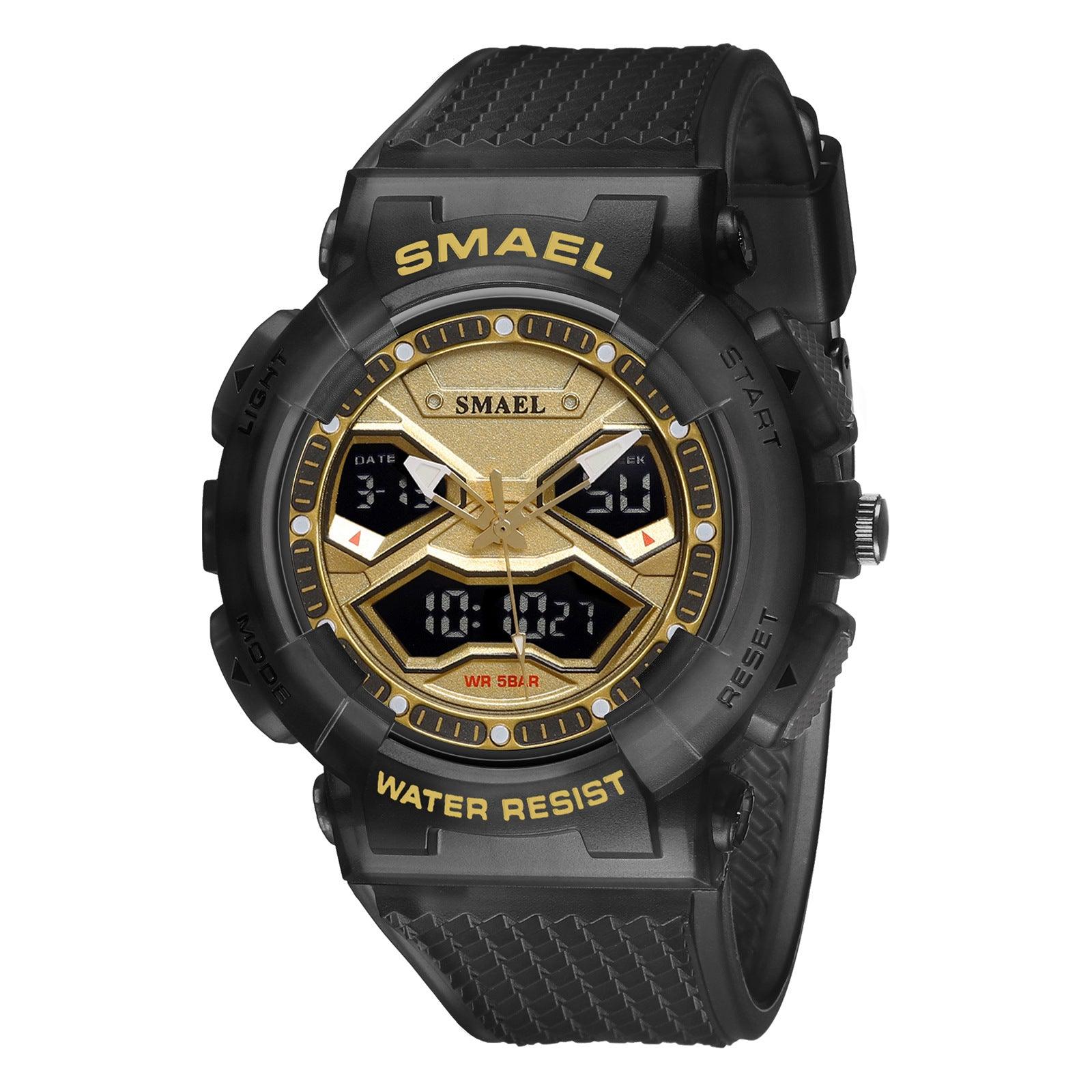 Double Display Digital Electronic Watch Men - Nioor