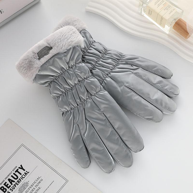 Winter Fleece-lined Thickened Touch Screen Gloves - Nioor