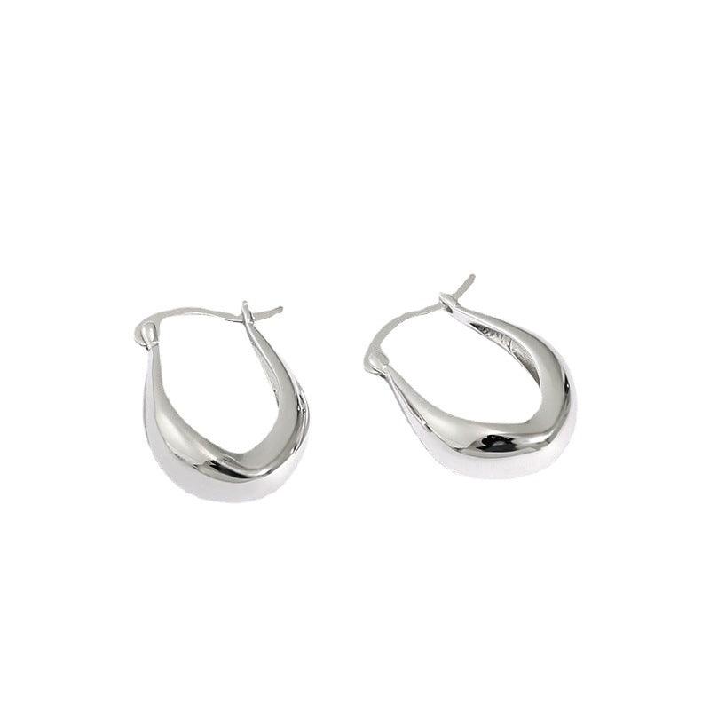 Personalized S925 Sterling Silver For Women Silver Earrings - Nioor