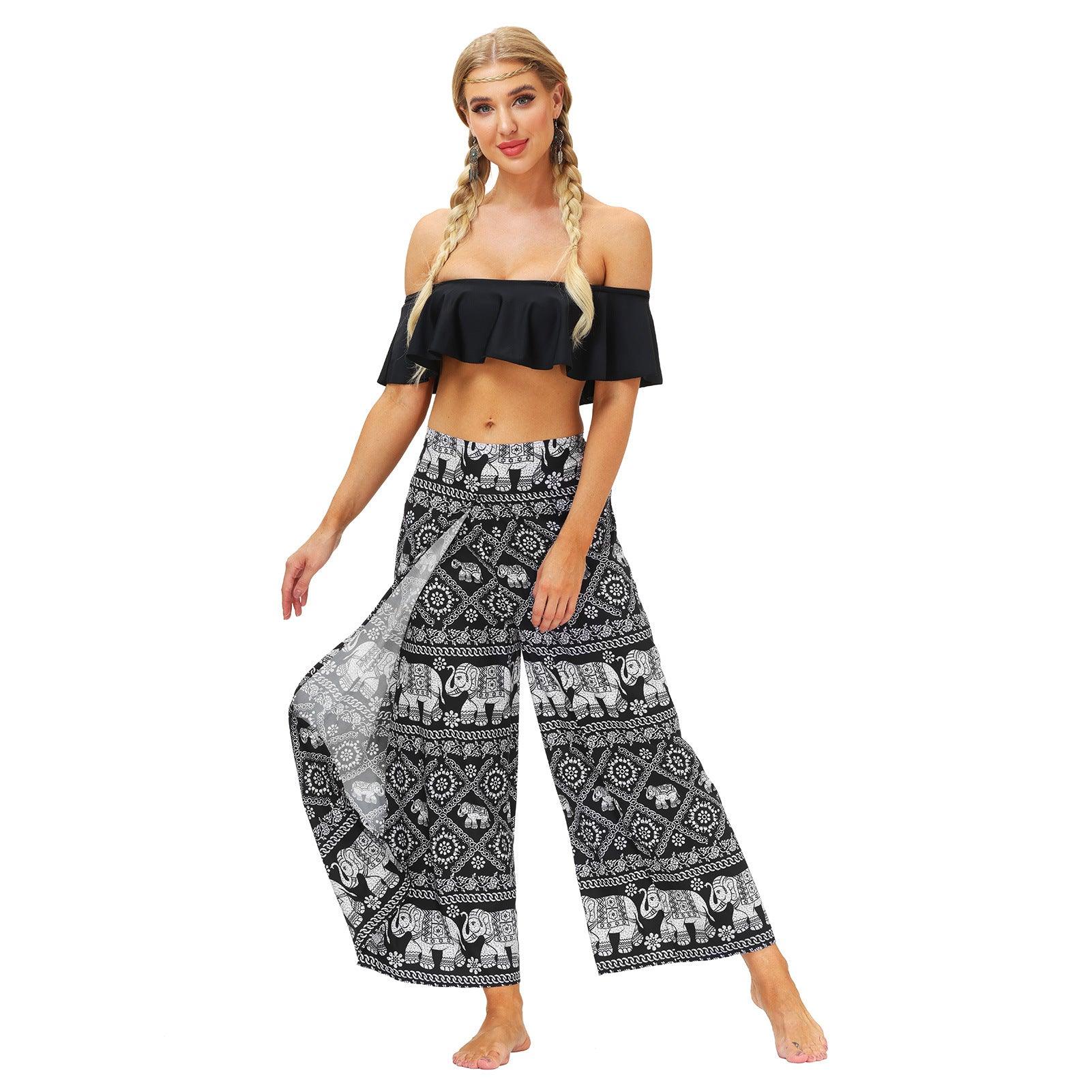 Yoga Pants Women's High Waist Wide Leg Pants - Nioor