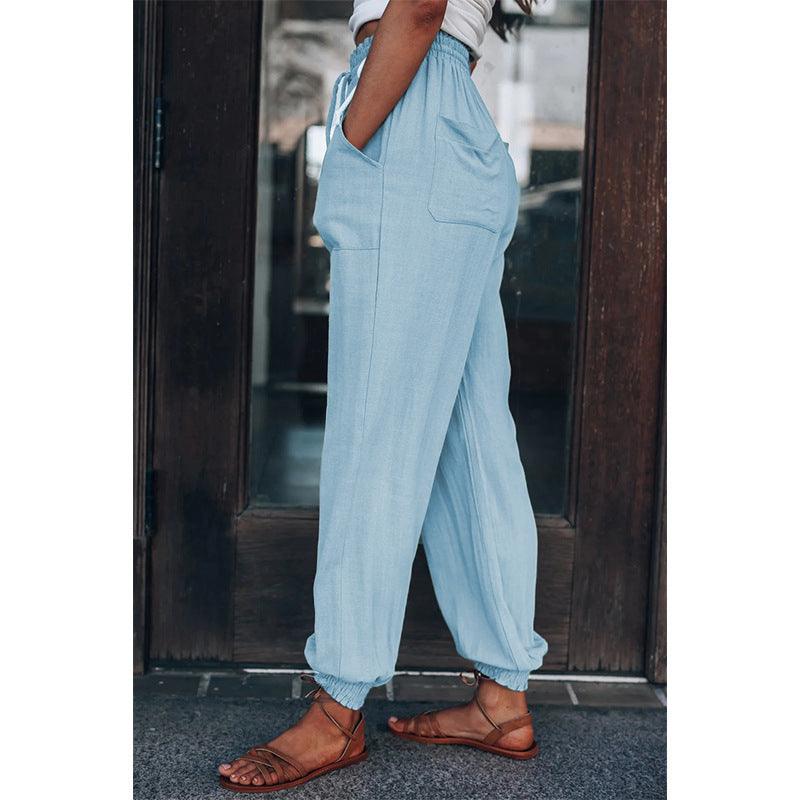 Women's Fashion High Waist Oversized Pants - Nioor