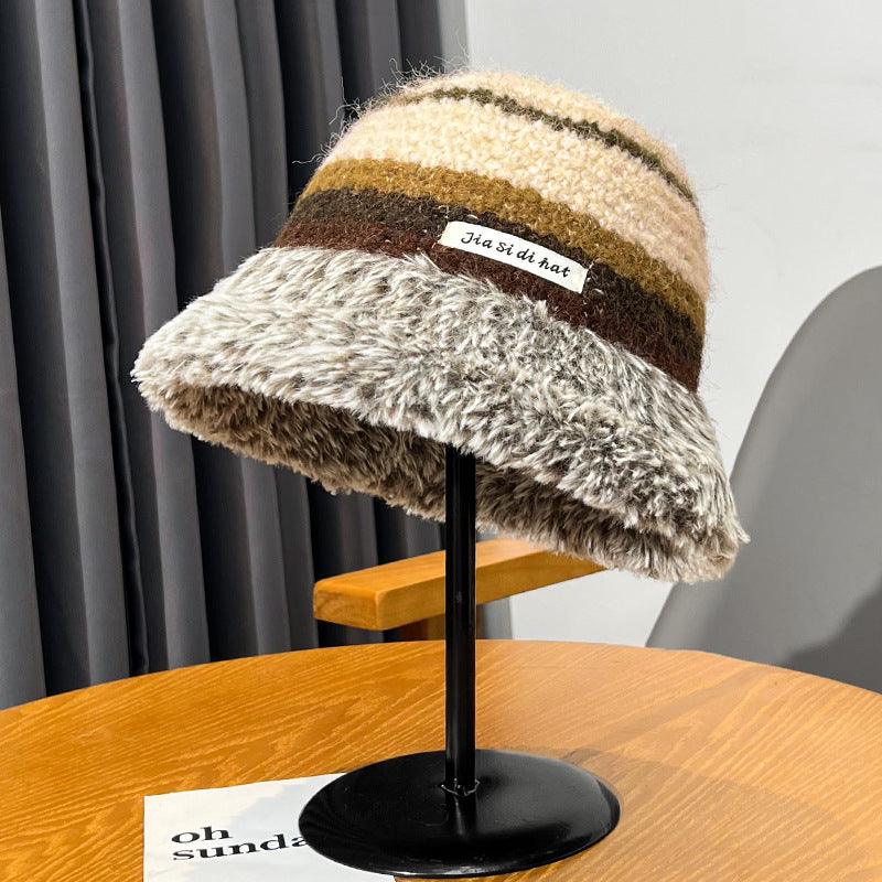 Knitted Wool Female Fisherman Hat - Nioor