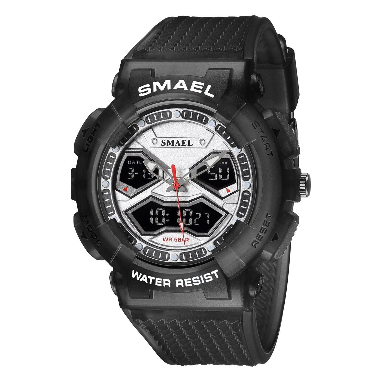 Double Display Digital Electronic Watch Men - Nioor