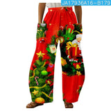 Halloween Casual Double Pocket Trousers - Nioor