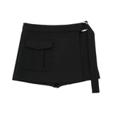 New Women's High Waist With Belt Skirt - Nioor