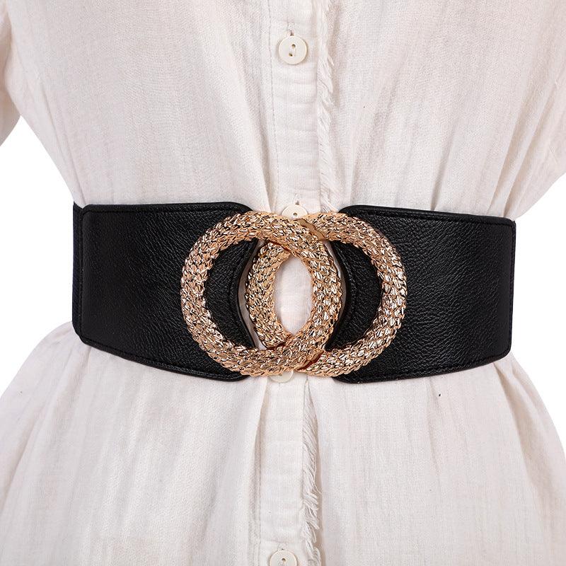 Women's Fashion Casual Stretch Wide Belt - Nioor