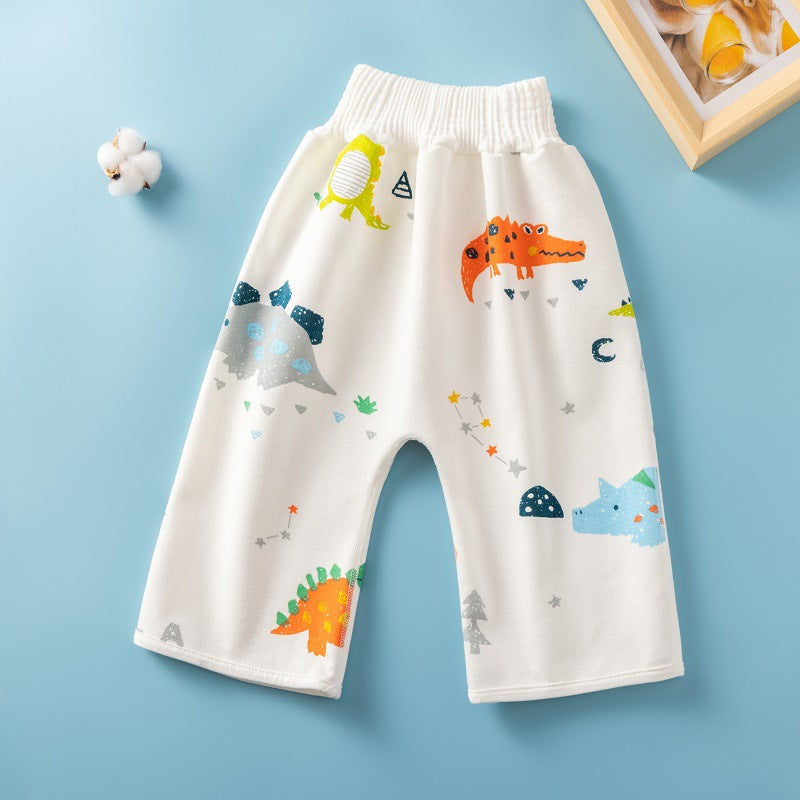 Waterproof Skirt Children's Absorbent Leak-proof High Waist