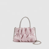 New Women's Ladies Party Pleated Cloud Chain Messenger Bag