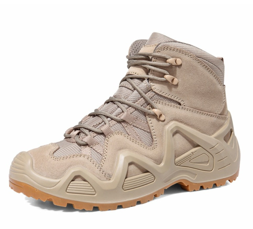 Mid-top High-top Military Fans Outdoor Training Hiking Shoes Military Fans Combat Boots