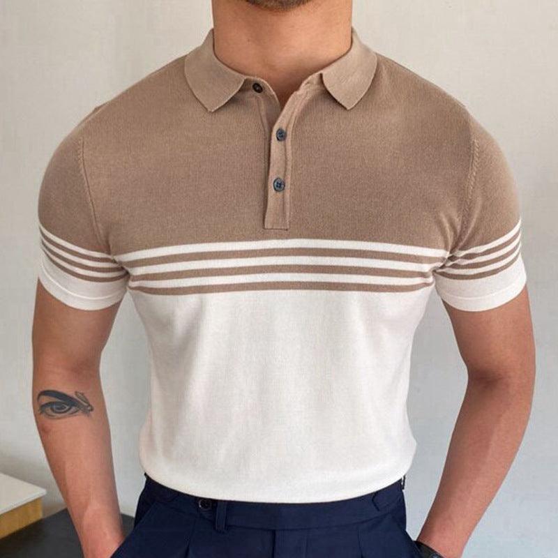 Summer Menswear Knitwear Color Matching Business - Nioor